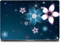 Ganesh Arts Glowing Flower HD High Quality Eco vinyl Laptop Decal 15.6   Laptop Accessories  (Ganesh Arts)