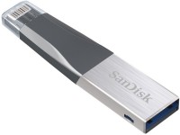 View SanDisk iXpand Mini Flash Drive 32 GB Pen Drive(Silver) Laptop Accessories Price Online(SanDisk)