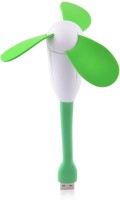 View Shrih Mini Bamboo Dragonfly Flexible Cooling SH-05054 USB Fan(Green, White) Laptop Accessories Price Online(Shrih)