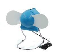 View Shrih Mini Adjustable Angle SH-05051 USB Fan(Blue, White) Laptop Accessories Price Online(Shrih)