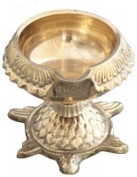 Craftsells Kuber Akhand diya 02 Brass Table Diya(Height: 2 inch)