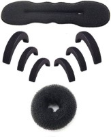 Chanderkash Puff And Donut Bun Maker Hair Accessory Set Hair Accessory Set(Black) - Price 170 82 % Off  