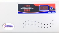 Microtek EM4160+ VOLTAGE STABILIZER VOLTAGE STABILIZER (FOR AC UPTO 1.5 TON)(Grey)   Home Appliances  (Microtek)