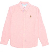 US Polo Kids Boys Solid Casual Multicolor Shirt