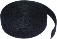 C&E  TV-out Cable Hook & Loop Cable Tie Roll, 3/4 inch x 10 yards(Black, For Computer)