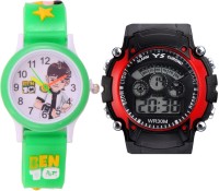 Creator Ben-10 Round Dial And Sports(Random Colours Available) Analog-Digital Watch  - For Boys & Girls   Watches  (Creator)