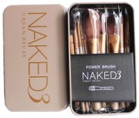 VibeX � Professional Make up Set Nude Brushes Synthetic Hair Metal Box Kit(Pack of 12) - Price 899 77 % Off  