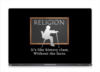 HD Arts Atheist Religion ECO Vinyl Laptop Decal 15.6   Laptop Accessories  (HD Arts)