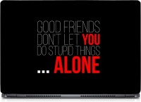 HD Arts Good Friends Don't Alone Sparkle Laptop Skin . ECO Vinyl Laptop Decal 15.6   Laptop Accessories  (HD Arts)