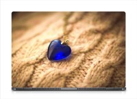 HD Arts Blue Love Heart Pendant ECO Vinyl Laptop Decal 15.6   Laptop Accessories  (HD Arts)