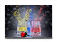 View HD Arts Colourful Splash Glass ECO Vinyl Laptop Decal 15.6 Laptop Accessories Price Online(HD Arts)