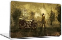 View HD Arts Digital Painting of Boy with Bike Laptop skin . ECO Vinyl Laptop Decal 15.6 Laptop Accessories Price Online(HD Arts)
