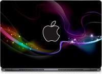 HD Arts White Outline Apple Logo ECO Vinyl Laptop Decal 15.6   Laptop Accessories  (HD Arts)