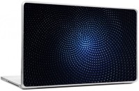 HD Arts 3 Dimensional Blue Background ECO Vinyl Laptop Decal 15.6   Laptop Accessories  (HD Arts)