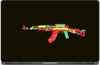 HD Arts Colorful AK-47 Gun ECO Vinyl Laptop Decal 15.6   Laptop Accessories  (HD Arts)