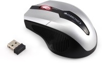 Zebronics zebrinics totem 4 wireless mouse Wireless Optical Mouse(USB, black and sliver)   Laptop Accessories  (Zebronics)