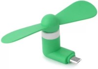 View Kumar Retail OTG Fan OTG 13 USB Fan(Green) Laptop Accessories Price Online(Kumar Retail)
