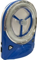 Home Delight Portable Battery Fan with Emergency Light 3 Blade Table Fan(Blue)   Home Appliances  (Home Delight)