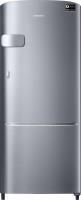 SAMSUNG 212 L Direct Cool Single Door 5 Star Refrigerator(Elegant Inox, RR22M2Y2XS8/NL)