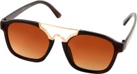 FFE Over-sized Sunglasses(For Men & Women, Brown)
