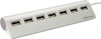 View Portronics POR-718 M Port 27 USB 2.0 Aluminium HUB with 7 USB Ports for Mobile Phone and Tablets 7 USB USB Hub(Silver/Grey) Laptop Accessories Price Online(Portronics)