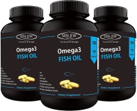 Sinew Nutrition Omega 3 Fish Oil 500mg (150EPA & 100DHA), 60 Softgels (Pack of 3)(500 mg)