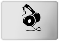 View Rawpockets Head Phone Vinyl Laptop Decal 15.1 Laptop Accessories Price Online(Rawpockets)