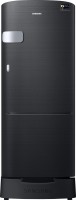 SAMSUNG 192 L Direct Cool Single Door 5 Star Refrigerator(Black Inox, RR20M2Z2XBS/NL,RR20M1Z2XBS/HL)