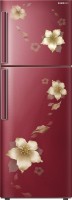 SAMSUNG 253 L Frost Free Double Door 3 Star Refrigerator(Star Flower Red, RT28M3343R2/NL/RT28M3343R2/HL)