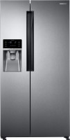 SAMSUNG 654 L Frost Free Side by Side Refrigerator(Clean Steel, RS58K6417SL/TL)