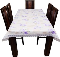 The Trendy Printed 6 Seater Table Cover(Multicolor, PVC)