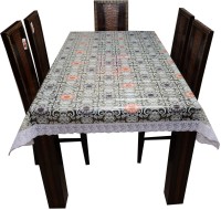 The Trendy Printed 8 Seater Table Cover(Multicolor, PVC)