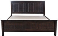 View HomeTown Solid Wood Queen Bed(Finish Color -  Cappuccino) Furniture (HomeTown)