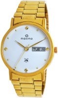 Maxima 21361CMGY Formal Gold Analog Watch For Men