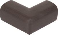 Safe-o-kid High Quality,High Density, L-Shaped Large (6.5*6.5*4 cm) NBR Corner Cushions-Pack of 12- Free Delivery(Brown)
