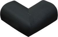 Safe-o-kid High Quality,High Density, L-Shaped Medium (5.5*5.5*3.2 cm) NBR Corner Cushions-Pack of 4(Black)