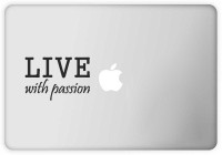 Rawpockets Live with Passion Vinyl Laptop Decal 15.1   Laptop Accessories  (Rawpockets)