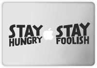 View Rawpockets Stay Hungry Stay Foolish Vinyl Laptop Decal 15.1 Laptop Accessories Price Online(Rawpockets)