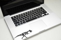 Rawpockets Dinosaurs Skeleton Vinyl Laptop Decal 15.1   Laptop Accessories  (Rawpockets)