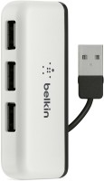 Belkin 2.0 Travel F4U021bt USB Hub(White, Black)   Laptop Accessories  (Belkin)