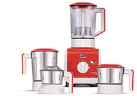 Elgi Vario+ 750 W Juicer Mixer Grinder (4 Jars, Red)
