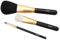 Ai (love) Brush * Kumano Fude Luxury Makeup Brush Set - Liquid Foundation - Powder - Lip - Made In Japan(Pack of 3) - Price 21493 41 % Off  