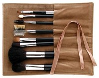 Ai (love) Brush * Kumano Fude Japanese Natural Hair Professional Makeup Brush Set Black Handles(Pack of 8) - Price 25079 50 % Off  