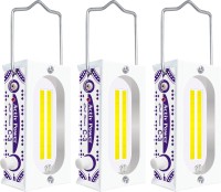 View Activ Power 16 COB LED (Set of 3) With Charger Rechargeable Emergency Lights(White) Home Appliances Price Online(Activ Power)