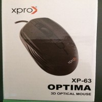 xpro XP-63 Wired Optical Mouse(USB, Black)   Laptop Accessories  (Xpro)