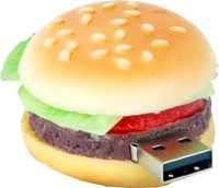 Microware Burger Shaped 16 GB Pen Drive(Brown)   Laptop Accessories  (Microware)