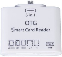 MEZIRE Micro Usb Otg Card Reader k-8 Card Reader(White)   Laptop Accessories  (Mezire)
