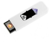 View MEZIRE FLAME PROTECTIVE T-1 Cigarette Lighter(White) Laptop Accessories Price Online(Mezire)