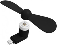View Techvik Mini Micro V8 Android Portable Fan For Android Smart Phone, Powerbank USB Fan(Multicolor) Laptop Accessories Price Online(Techvik)