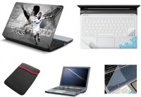 View Namo Art Namo Art 5in1 Laptop Accessories Combo of Laptop Skins with Palmrest Skin, Sleeve, Screen Guard and Key Protector for All Laptop - Notebook HQ1046 Cristiano Ronaldo Real Madrid Combo Set(Multicolor) Laptop Accessories Price Online(Namo Art)